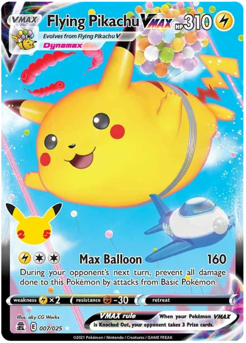 Flying Pikachu VMAX — Celebrations