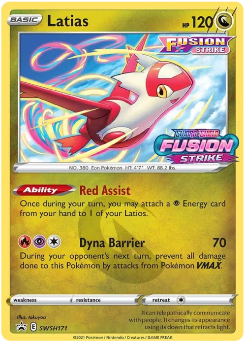 Latias — SWSH Black Star Promos