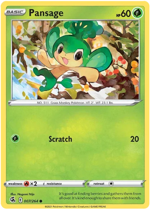 Pansage — Fusion Strike