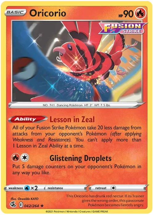 Oricorio — Fusion Strike