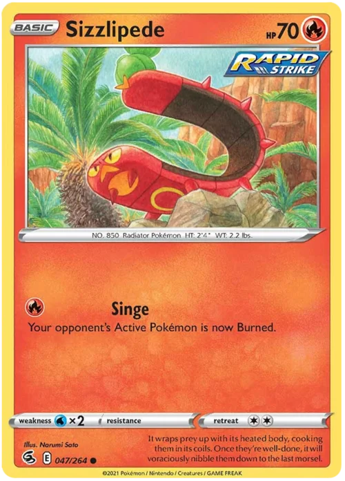 Sizzlipede — Fusion Strike