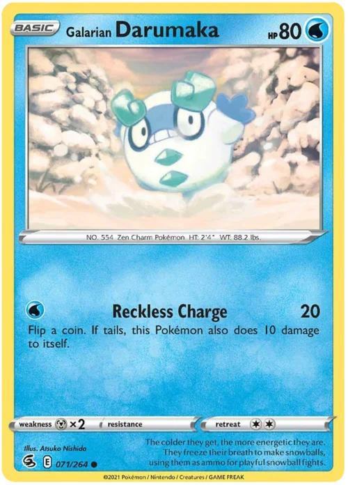 Galarian Darumaka — Fusion Strike