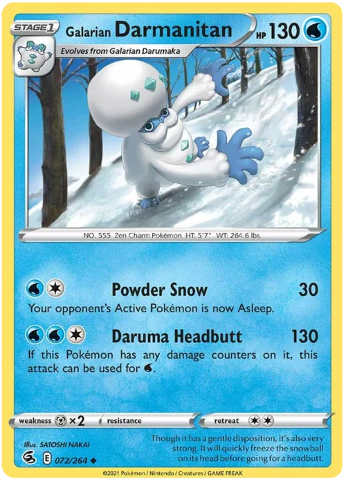Galarian Darmanitan — Fusion Strike