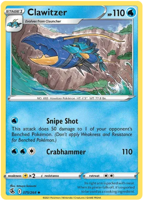 Clawitzer — Fusion Strike