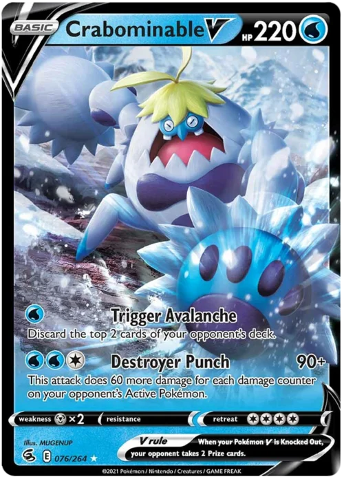 Crabominable V — Fusion Strike