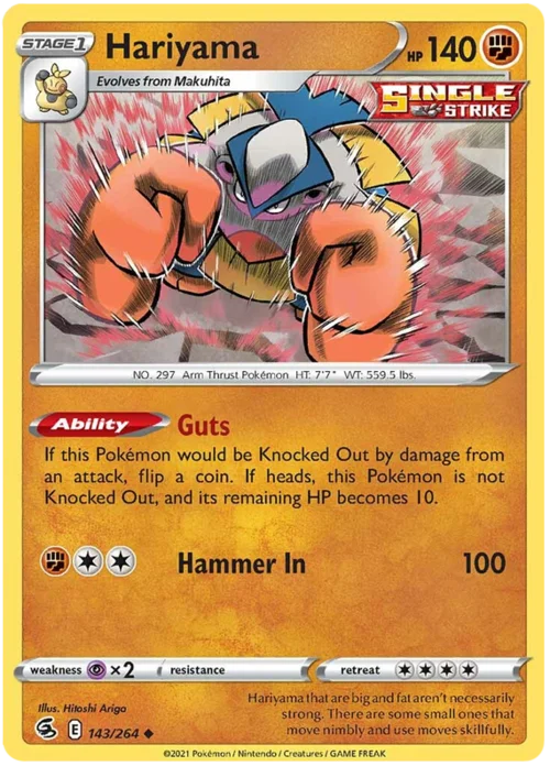 Hariyama — Fusion Strike