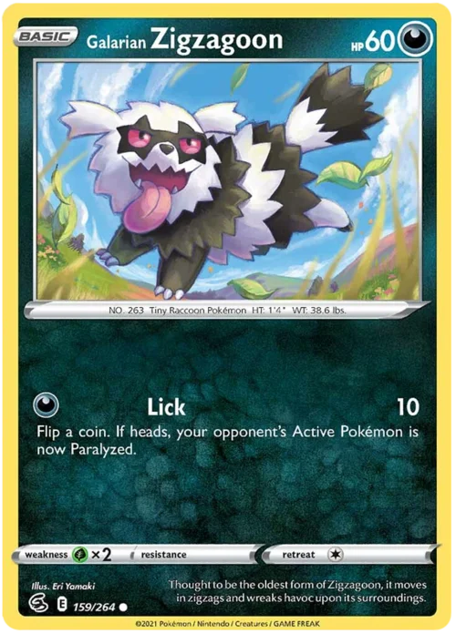 Galarian Zigzagoon — Fusion Strike