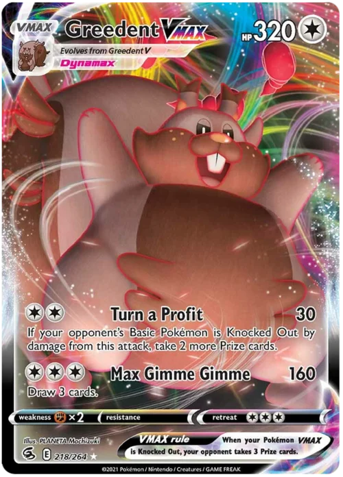 Greedent VMAX — Fusion Strike