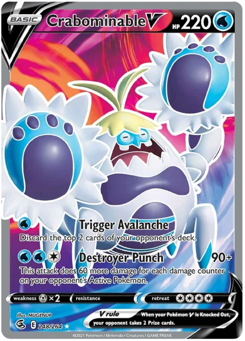 Crabominable V — Fusion Strike