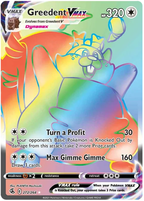 Greedent VMAX — Fusion Strike