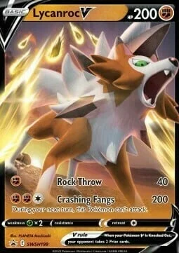 Lycanroc V — SWSH Black Star Promos