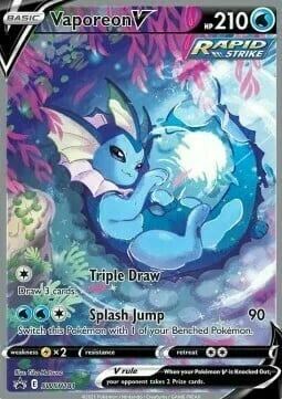 Vaporeon V — SWSH Black Star Promos