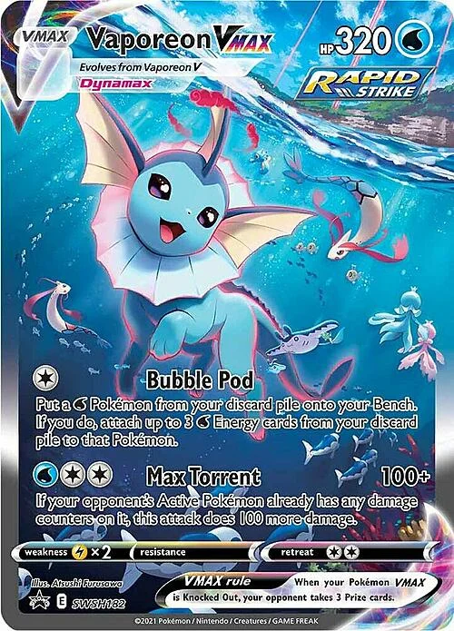 Vaporeon VMAX — SWSH Black Star Promos