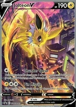 Jolteon V — SWSH Black Star Promos