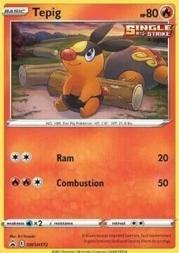 Tepig — SWSH Black Star Promos