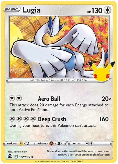 Lugia — Celebrations