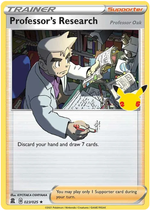Professor's Research - Professor Oak — Celebrations
