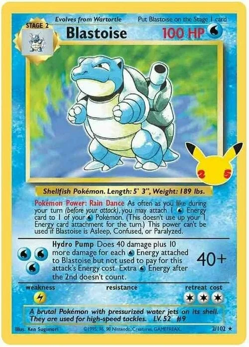 Blastoise — Celebrations