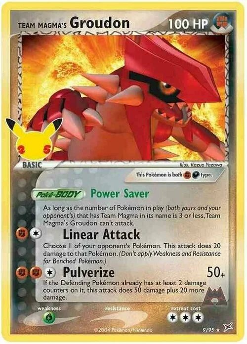 Team Magma's Groudon — Celebrations