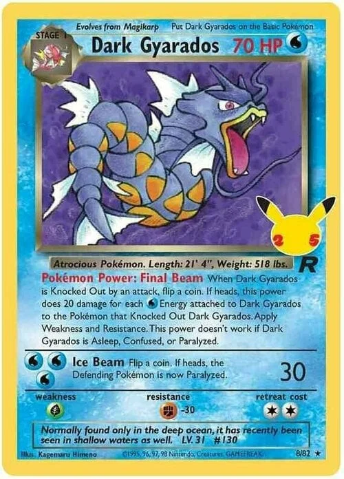 Dark Gyarados — Celebrations