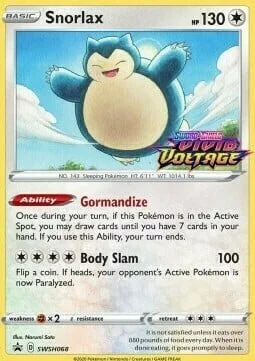 Snorlax — SWSH Black Star Promos