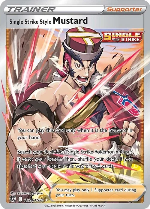 Single Strike Style Mustard — Brilliant Stars