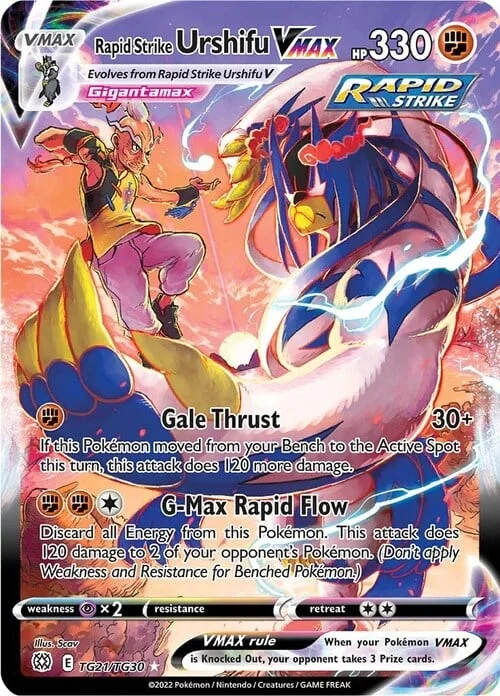Rapid Strike Urshifu VMAX — Brilliant Stars
