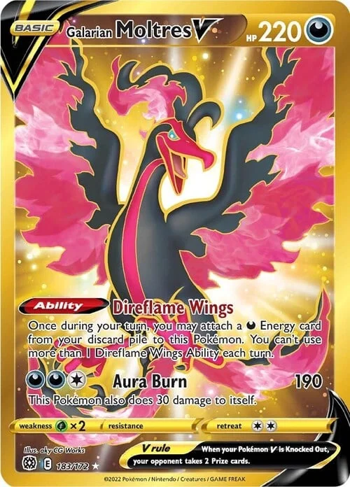 Galarian Moltres V — Brilliant Stars
