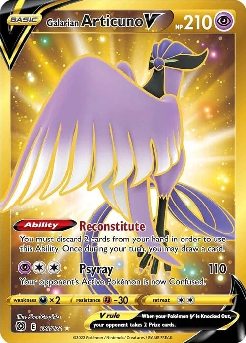 Galarian Articuno V — Brilliant Stars