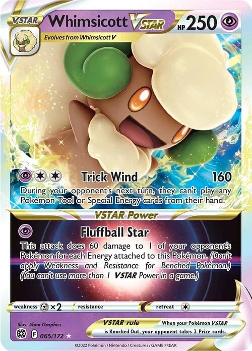 Whimsicott VSTAR — Brilliant Stars