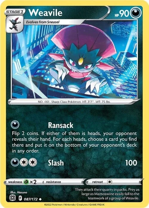 Weavile — Brilliant Stars