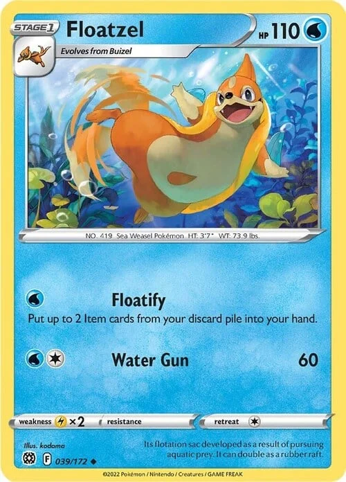 Floatzel — Brilliant Stars