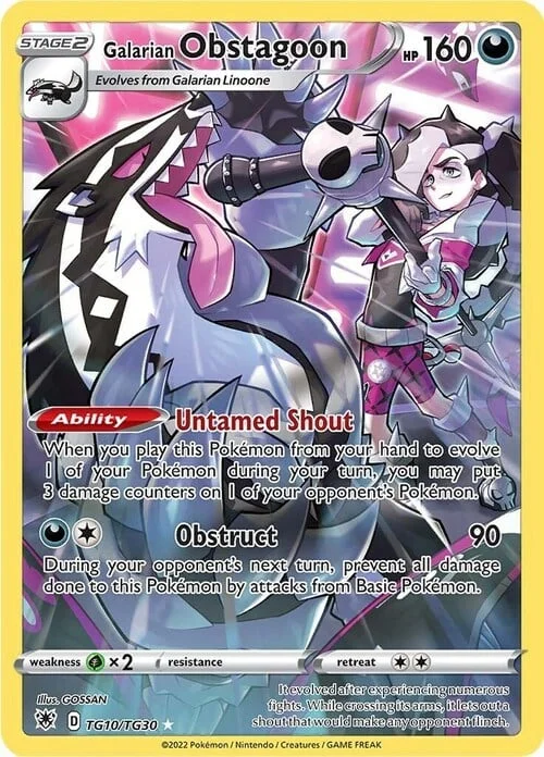 Galarian Obstagoon — Astral Radiance