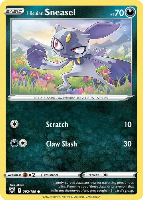 Hisuian Sneasel — Astral Radiance