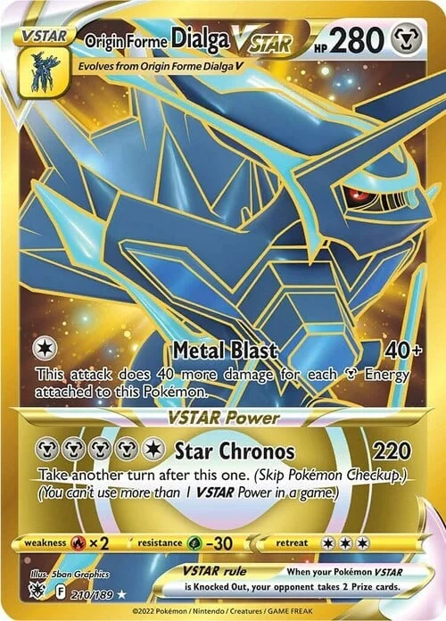 Origin Forme Dialga VSTAR — Astral Radiance