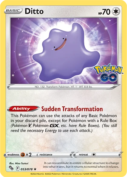 Ditto — Pokémon TCG: Pokémon GO