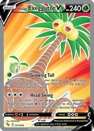 Alolan Exeggutor V — Pokémon TCG: Pokémon GO