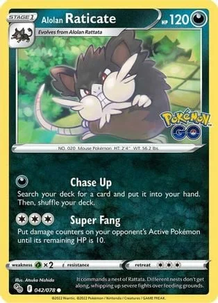 Alolan Raticate — Pokémon TCG: Pokémon GO