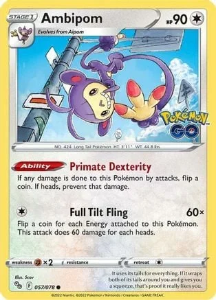 Ambipom — Pokémon TCG: Pokémon GO