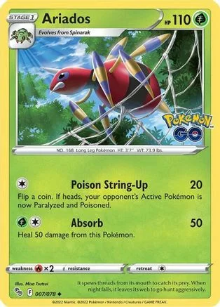 Ariados — Pokémon TCG: Pokémon GO