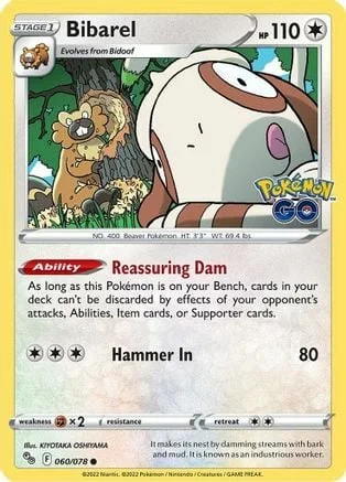 Bibarel — Pokémon TCG: Pokémon GO