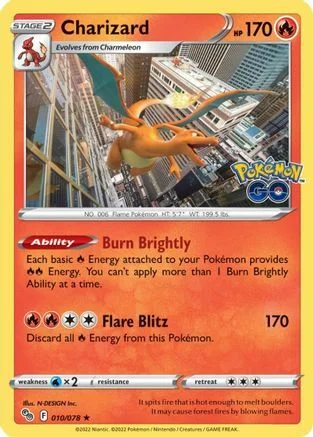 Charizard — Pokémon TCG: Pokémon GO
