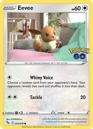 Eevee — Pokémon TCG: Pokémon GO