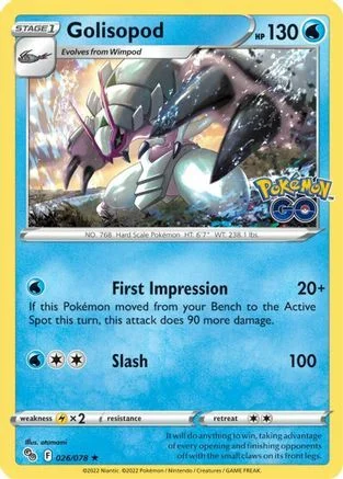 Golisopod — Pokémon TCG: Pokémon GO