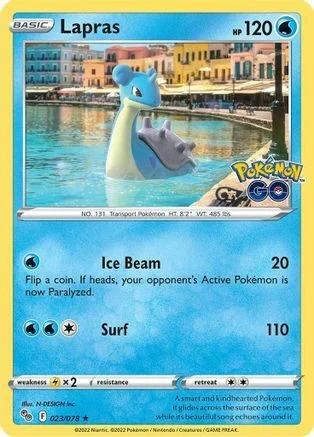 Lapras — Pokémon TCG: Pokémon GO