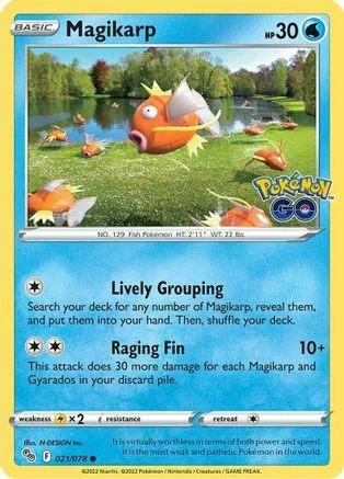 Magikarp — Pokémon TCG: Pokémon GO