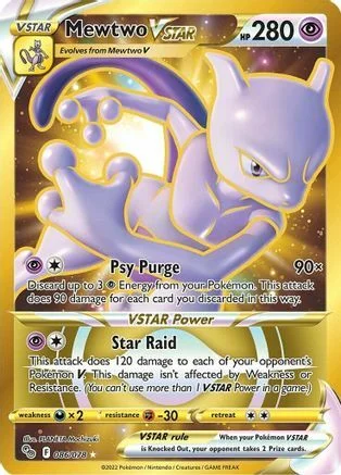 Mewtwo VSTAR — Pokémon TCG: Pokémon GO