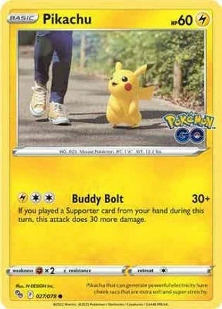 Pikachu — Pokémon TCG: Pokémon GO