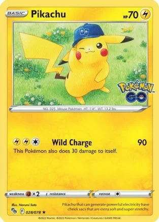 Pikachu — Pokémon TCG: Pokémon GO