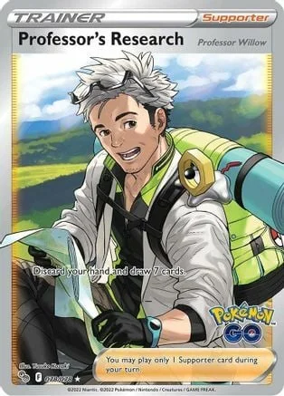 Professor's Research - Professor Willow — Pokémon TCG: Pokémon GO
